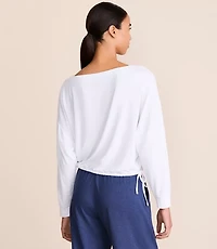 Lou & Grey Side Tie Essential Modal Tee