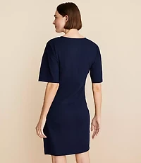 Lou & Grey Modern Jersey Pleated Tee Dress