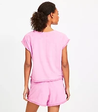 LOFT Beach Fringe Terry Top