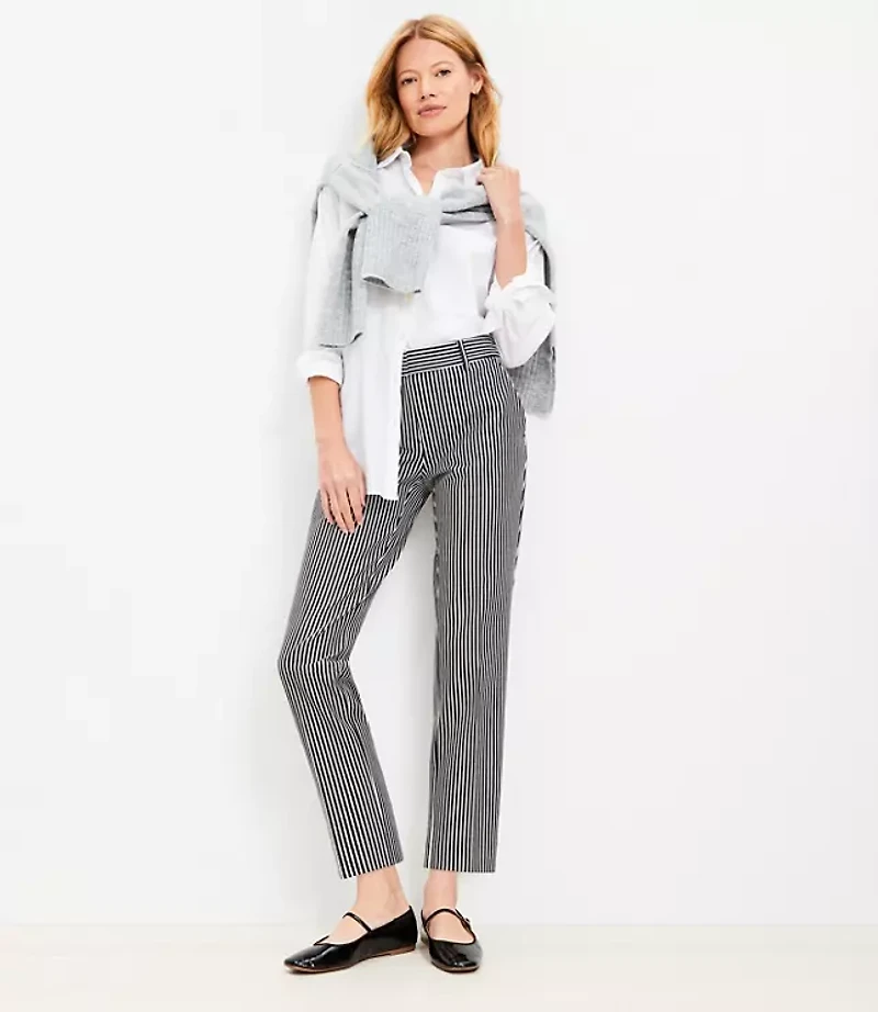 Riviera Slim Pants Stripe