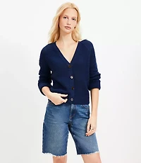 Stitchy V-Neck Cardigan