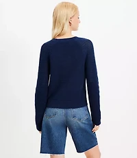 Stitchy V-Neck Cardigan