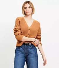 Stitchy V-Neck Cardigan