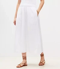 Eyelet Pull On Maxi Pocket Skirt
