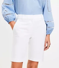 Riviera Bermuda Shorts Doubleweave