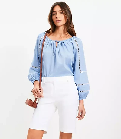 Riviera Bermuda Shorts Doubleweave