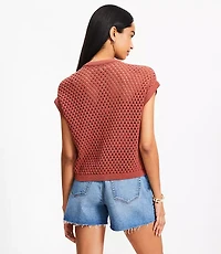 Textured Wedge Cardigan