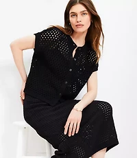 Textured Wedge Cardigan