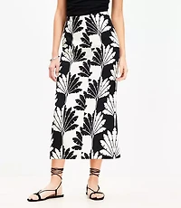 Palm Linen Blend Maxi Skirt