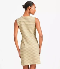 Textured Side Knot Mini Dress