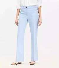 Parker Straight Pants in Cotton Linen