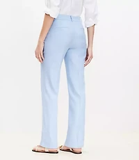 Parker Straight Pants in Cotton Linen