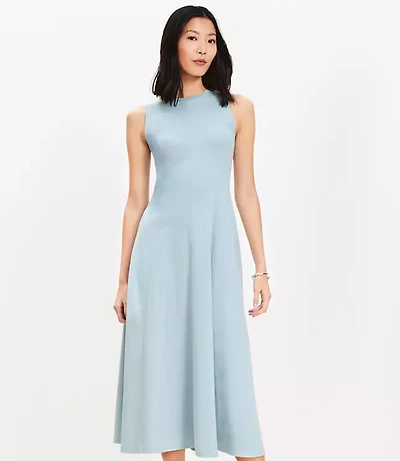 Petite Seamed Midi Dress