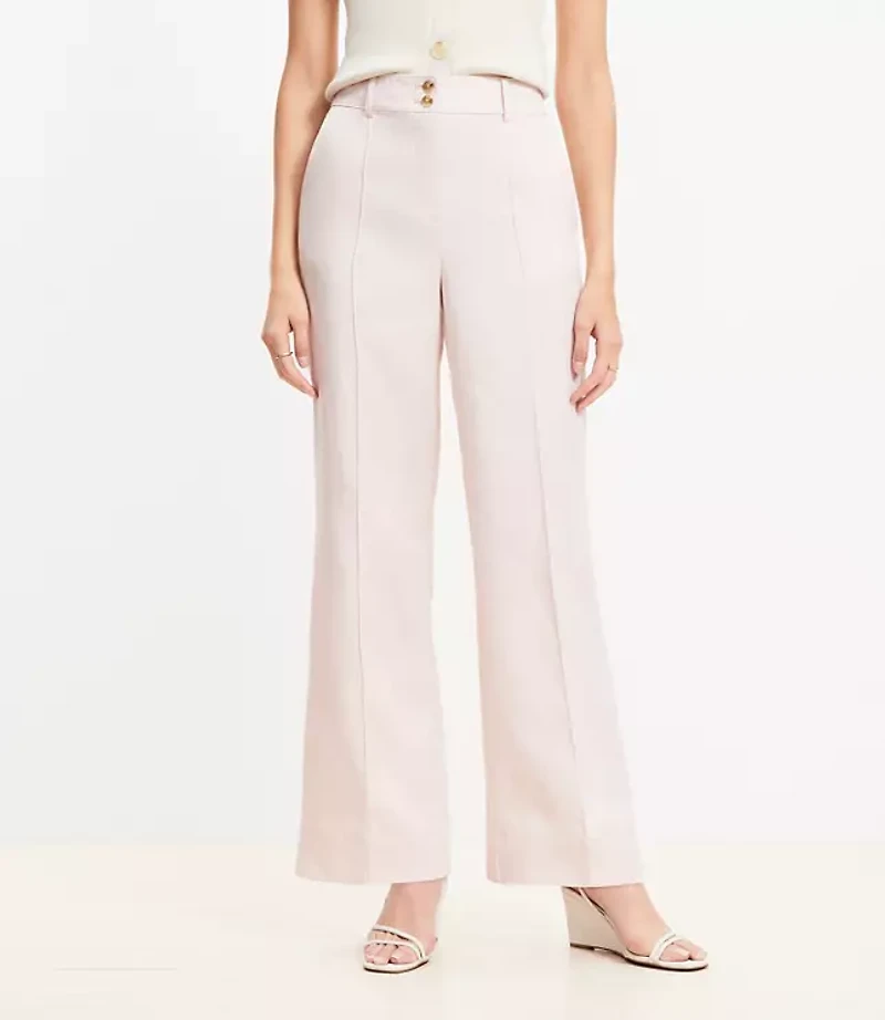 Double Button Stovepipe Pants