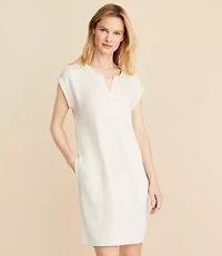 Lou & Grey Signaturesoft Split Neck Pocket Dress