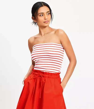 Striped Modern Tube Top