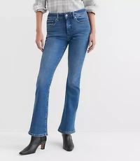 Mid Rise Boot Jeans Luxe Medium Wash