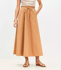 Paperbag Maxi Pocket Skirt
