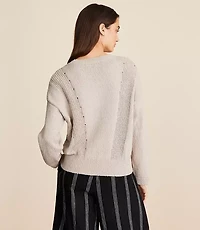 Lou & Grey Pointelle Wedge Sweater