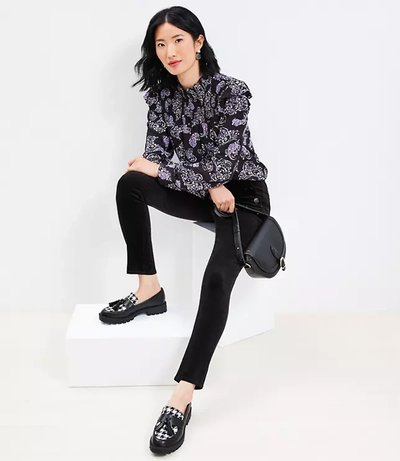 Mariner Skinny Pants Velvet