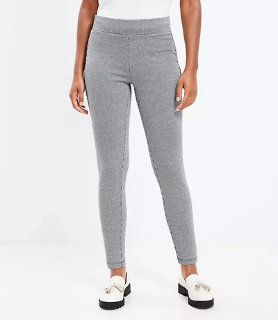 Petite Micro Houndstooth Leggings