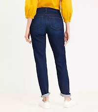 Tall Curvy Girlfriend Jeans in Classic Dark Indigo Wash
