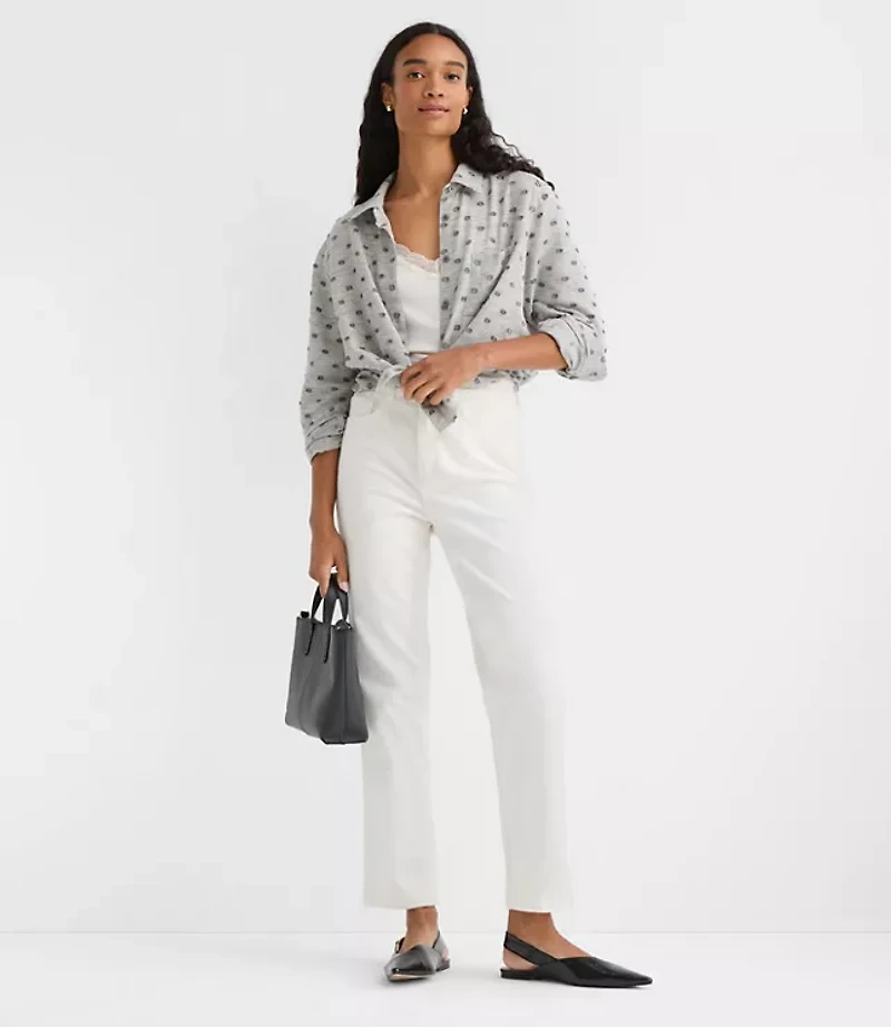 Petite Straight Corduroy Pants