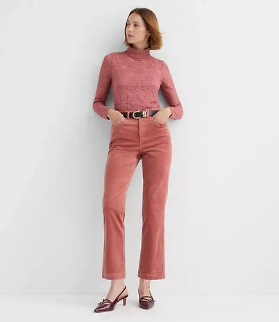 Petite Straight Corduroy Pants