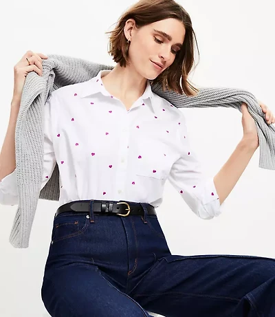 Heart Everyday Relaxed Pocket Shirt