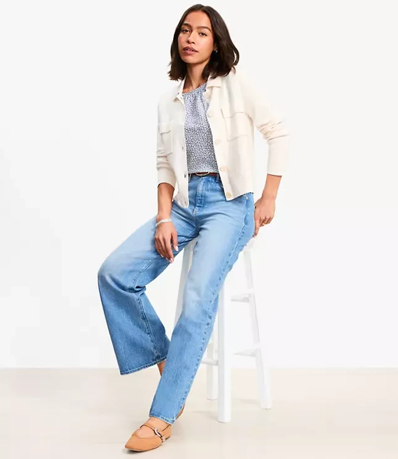 Collared Sweater Jacket