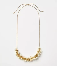 Pearlized Torsade Statement Necklace