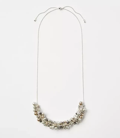 Pearlized Torsade Statement Necklace