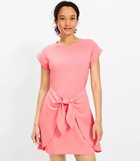 Sarong Mini Tee Dress