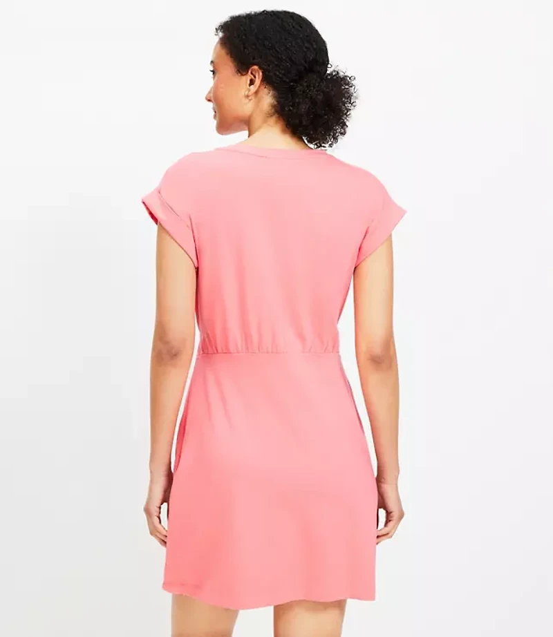 Sarong Mini Tee Dress