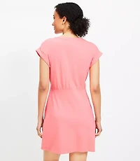 Sarong Mini Tee Dress