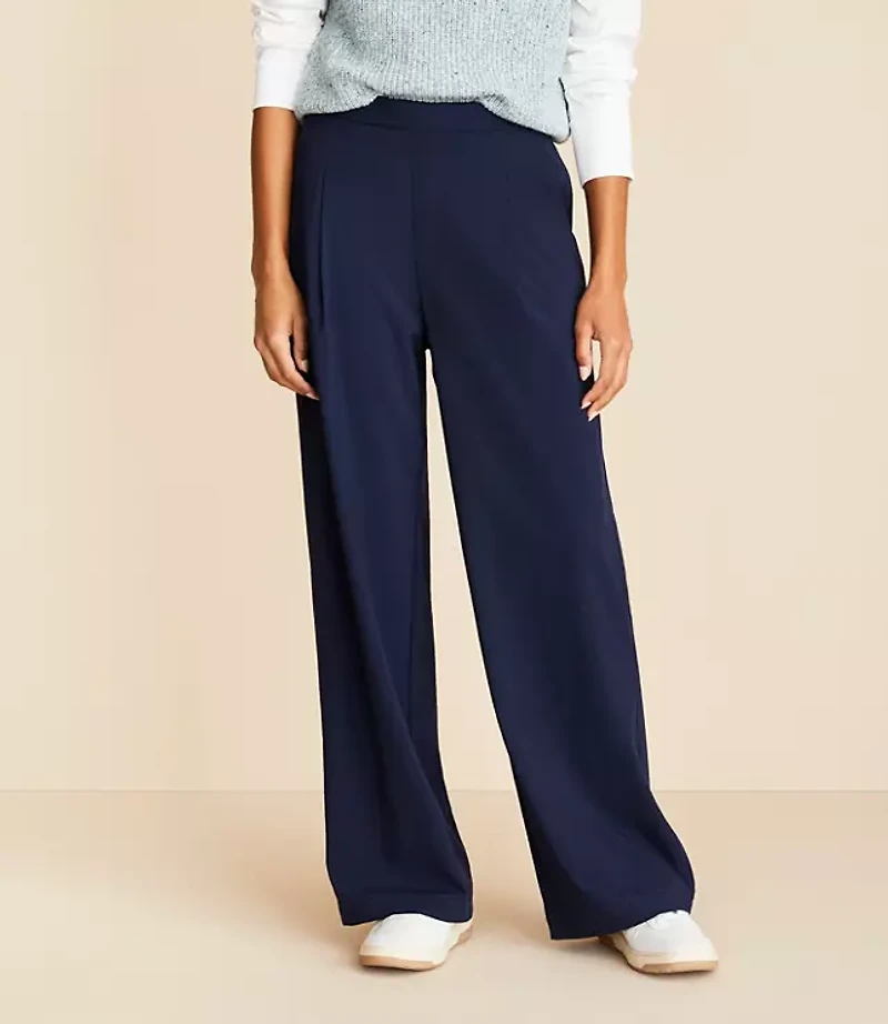 Lou & Grey Wanderweave Wide Leg Trousers