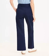 Petite Utility Straight Pants Twill