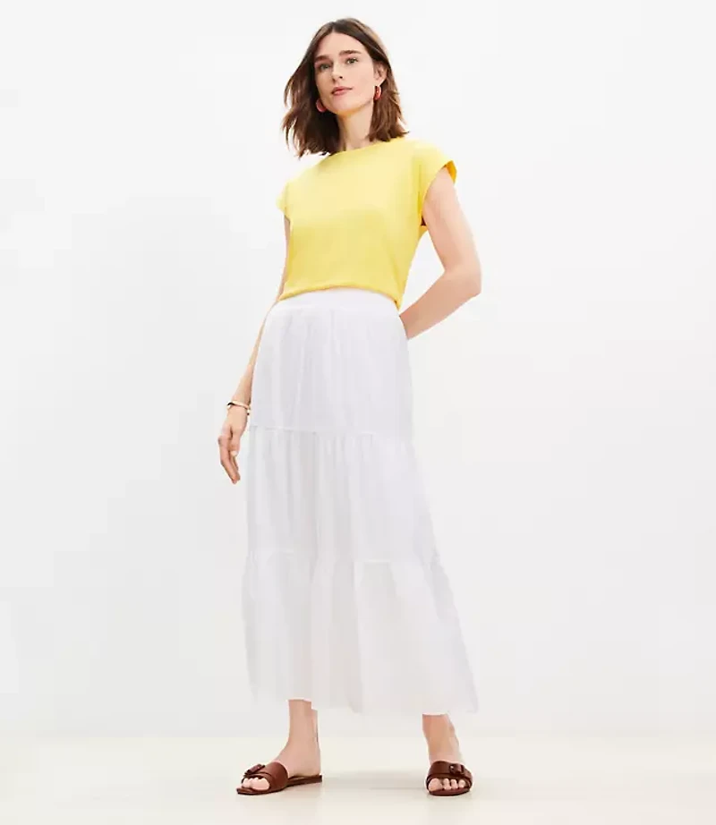 Tiered Maxi Skirt