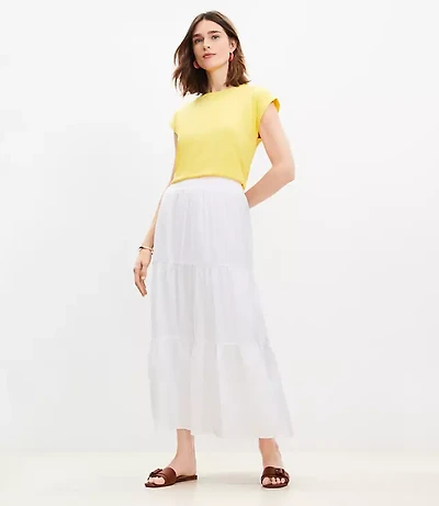 Tiered Maxi Skirt