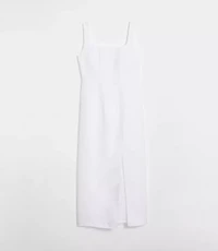 LOFT Versa Luxe Lyocell Linen Midi Dress