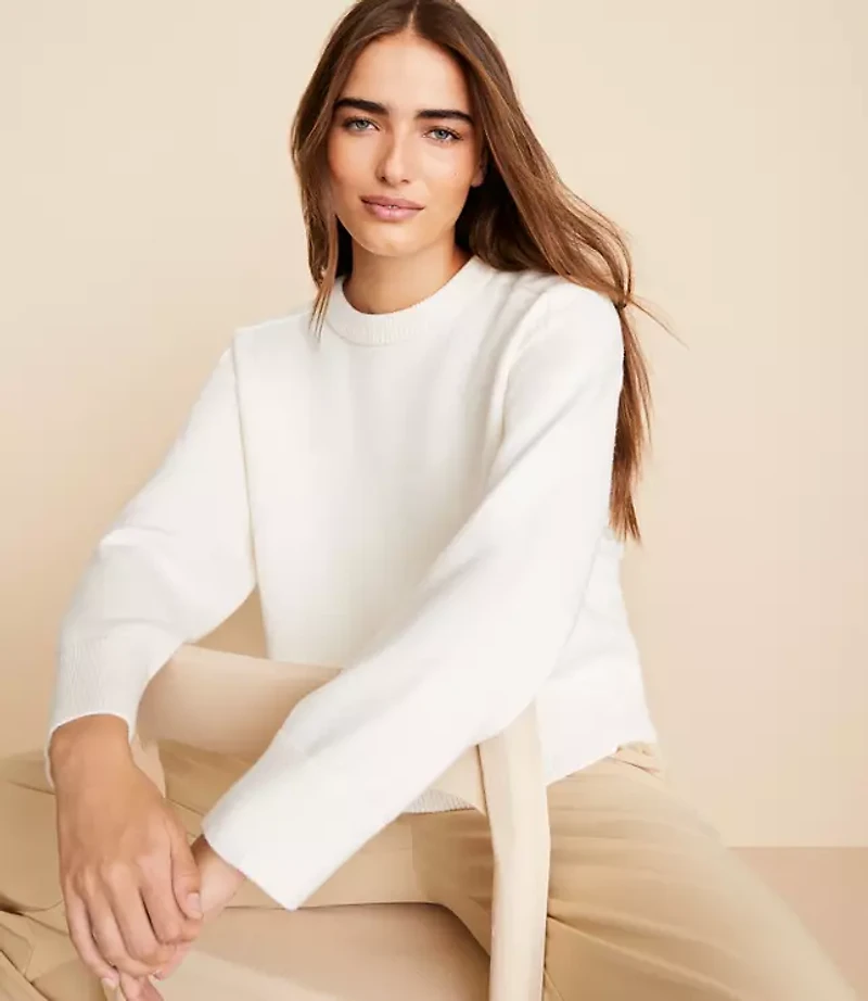 Petite Lou & Grey Oversized Stitched Sweater