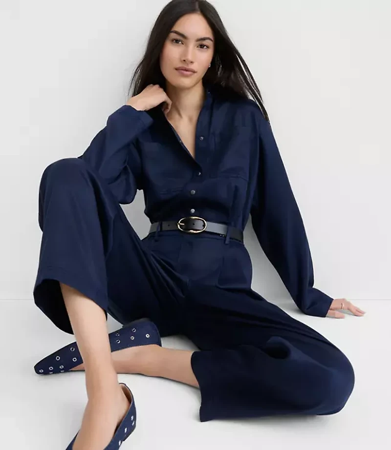 Petite Barrel Jumpsuit