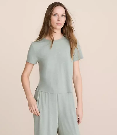 Lou & Grey Heathered Softened Modal Pajama Tee