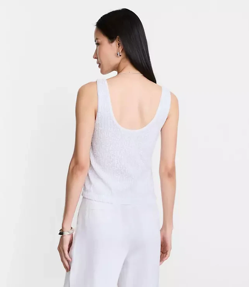 LOFT Versa Sequin Tank Top