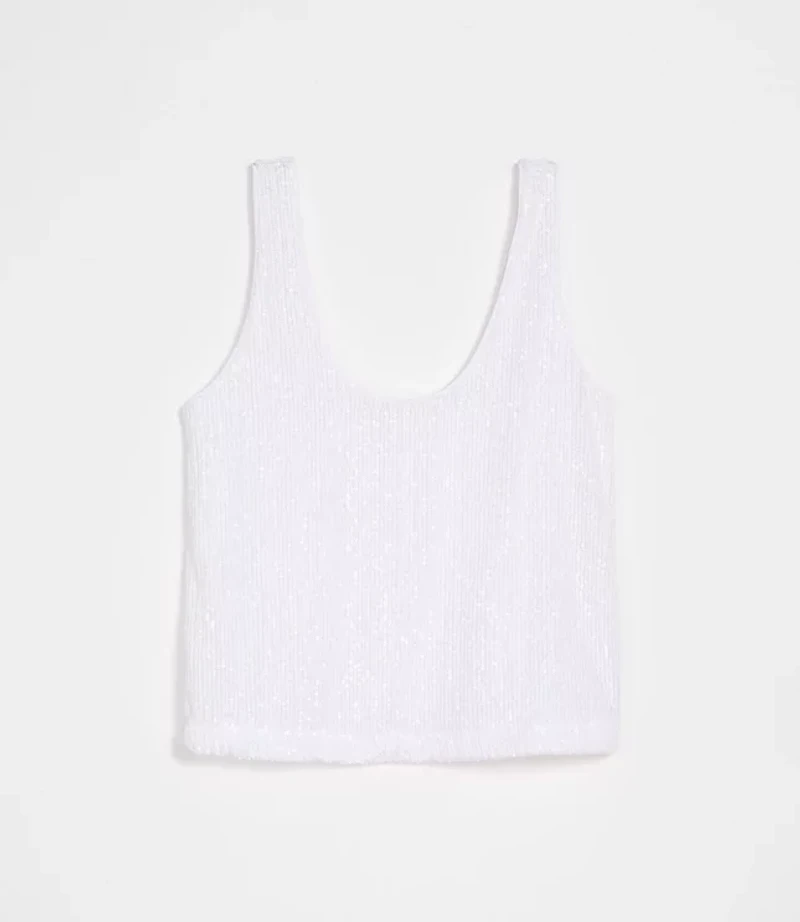 LOFT Versa Sequin Tank Top