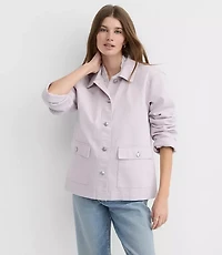 Petite Twill Chore Jacket
