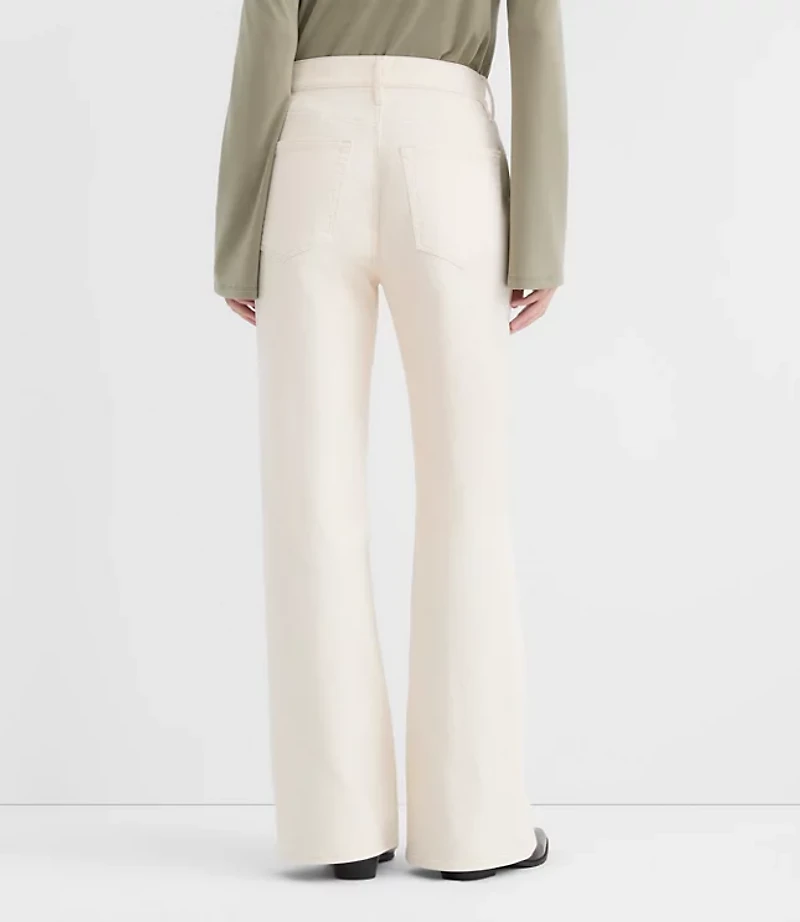Rivete Tall High Rise Wide Leg Jeans Ivory