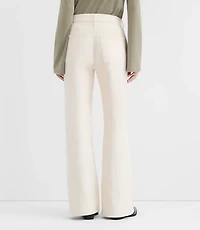 Rivete Tall High Rise Wide Leg Jeans Ivory
