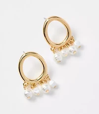 Mother Of Pearl Cluster Stud Earrings