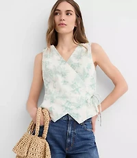 Garden Linen Cotton Wrap Tank Top